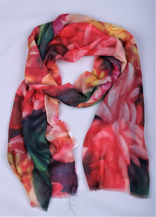 Alice & Lily printed scarf pink Style : SC/4799PNK